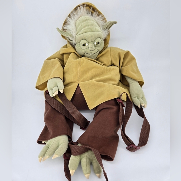 Star Wars Other - Rare Disney Parks Star Wars Yoda Backpack Buddies Plush 24”